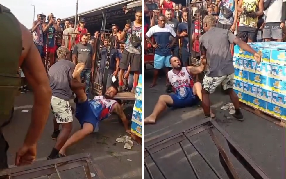 'UFC da Ceasa': vídeos de brigas entre trabalhadores viralizam.Foto: Reprodução