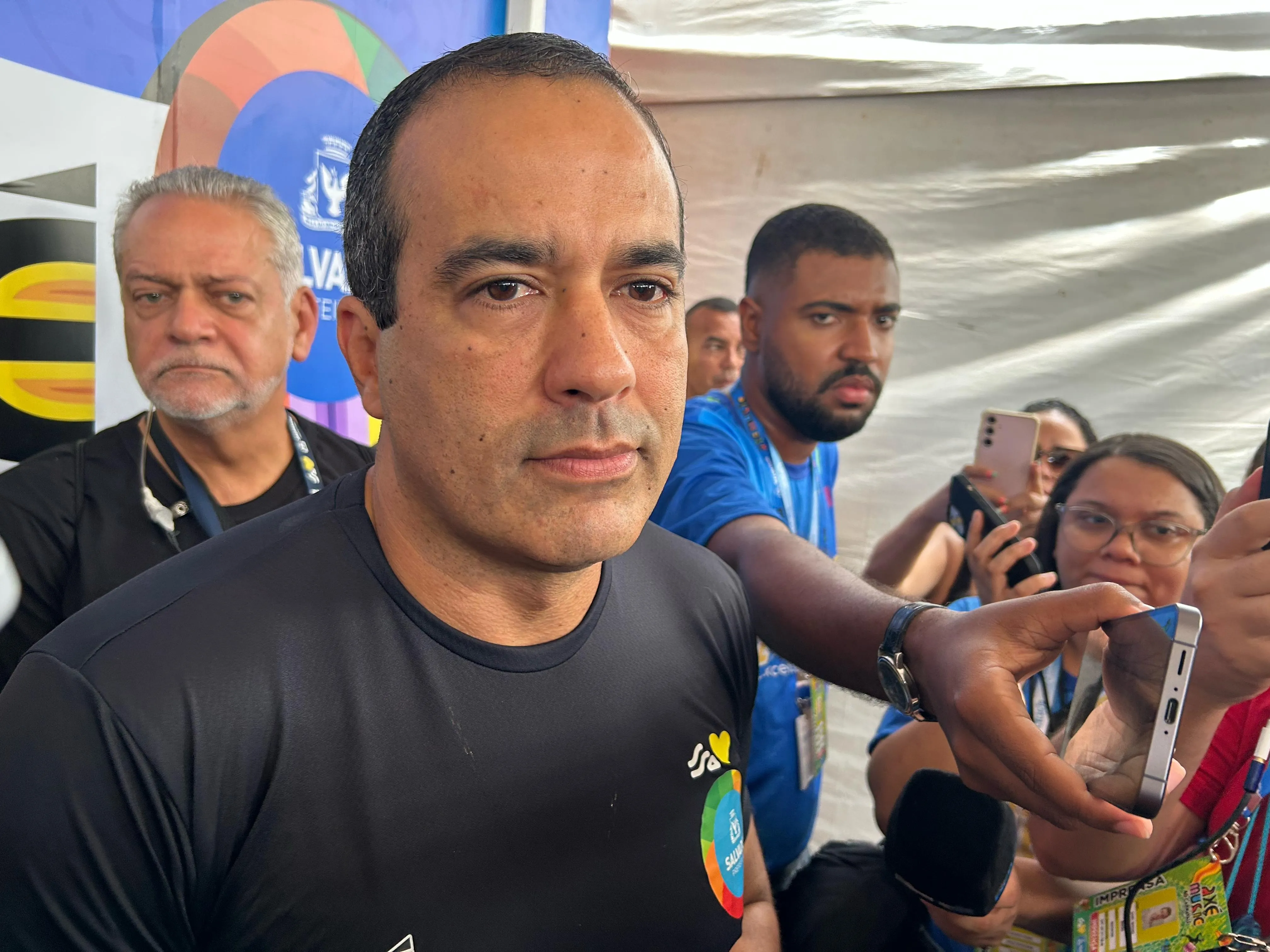 Bruno Reis ressaltou a importância de valorizar o Carnaval. Foto: João Brandão / Aratu ON 