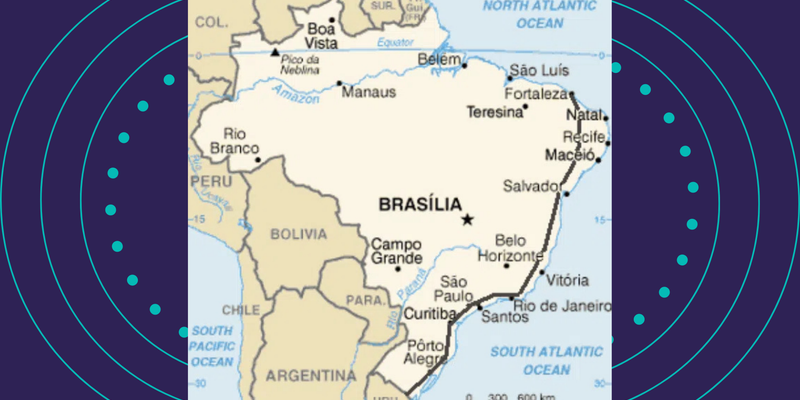 Com mais de 4,3 mil km, a BR-116 corta dez estados e é considerada a principal ligação entre o Nordeste e o Sul do país/Foto: Reprodução 