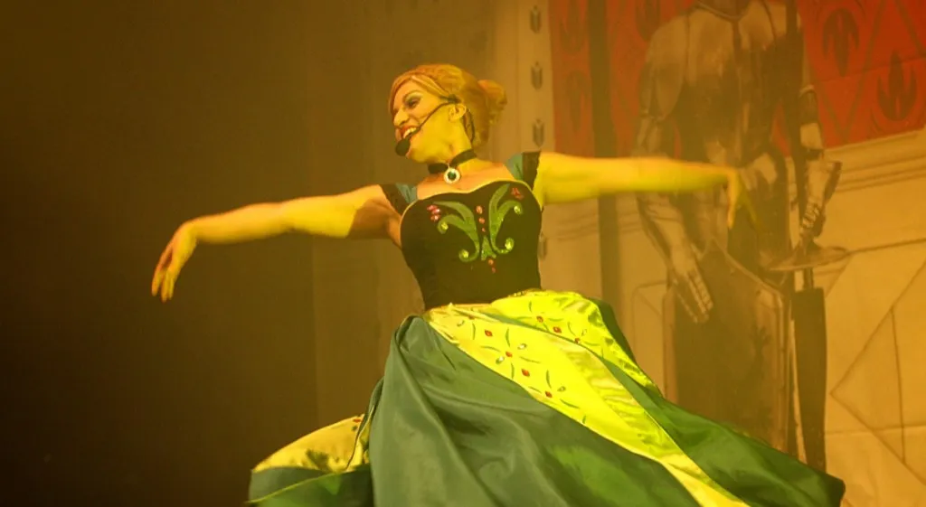 Espetáculo Frozen em “O Aniversário de Anna”