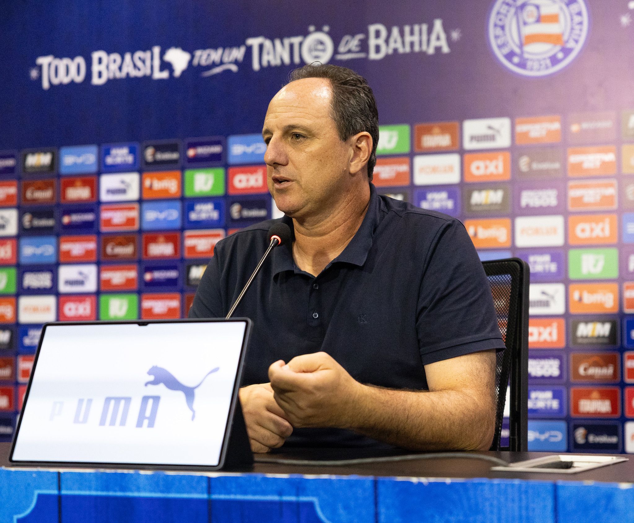 Rog&eacute;rio Ceni, t&eacute;cnico do Bahia. Foto: Catarina Brand&atilde;o/EC Bahia