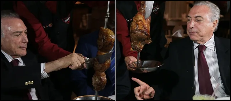‘CARNE FORTE’: Temer leva embaixadores a churrascaria que serve carnes importadas