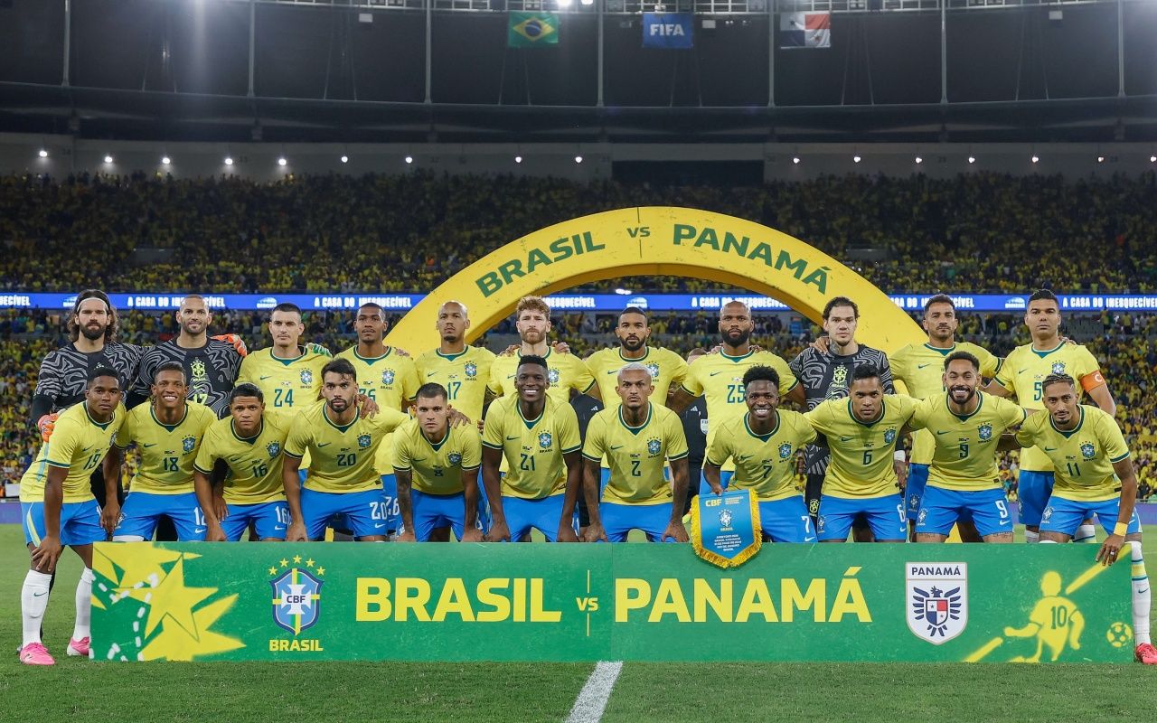 Jogadores do Brasil/Sele&ccedil;&atilde;o Brasileira. Foto: CBF