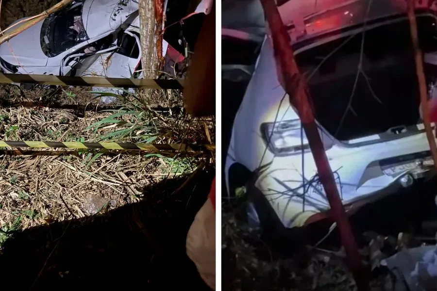 Homem morre ap&oacute;s carro cair em ribanceira na BR-420, na Bahia