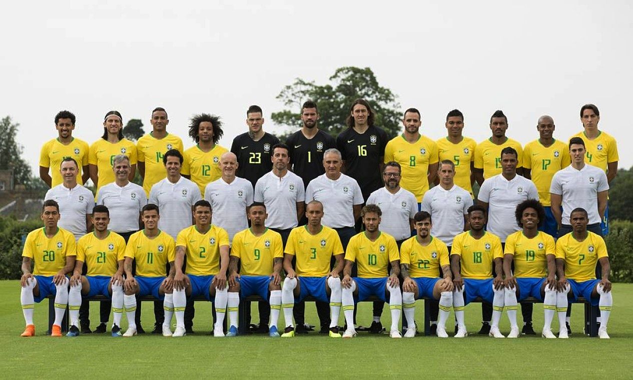 Convocados pela Seleção Brasileira em 2018. Foto: CBF