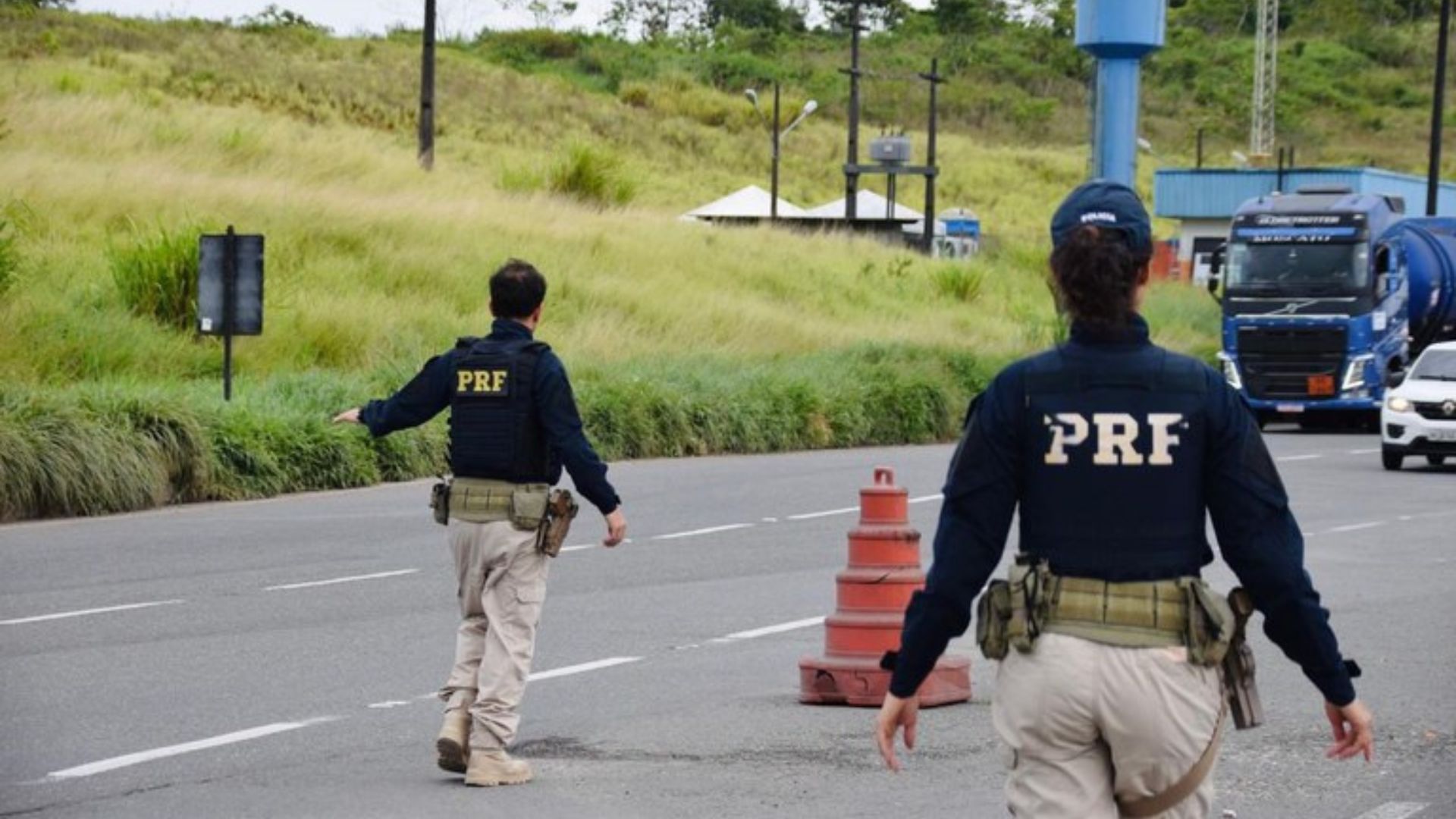 Opera&ccedil;&atilde;o nas rodovias federais. Foto: PRF