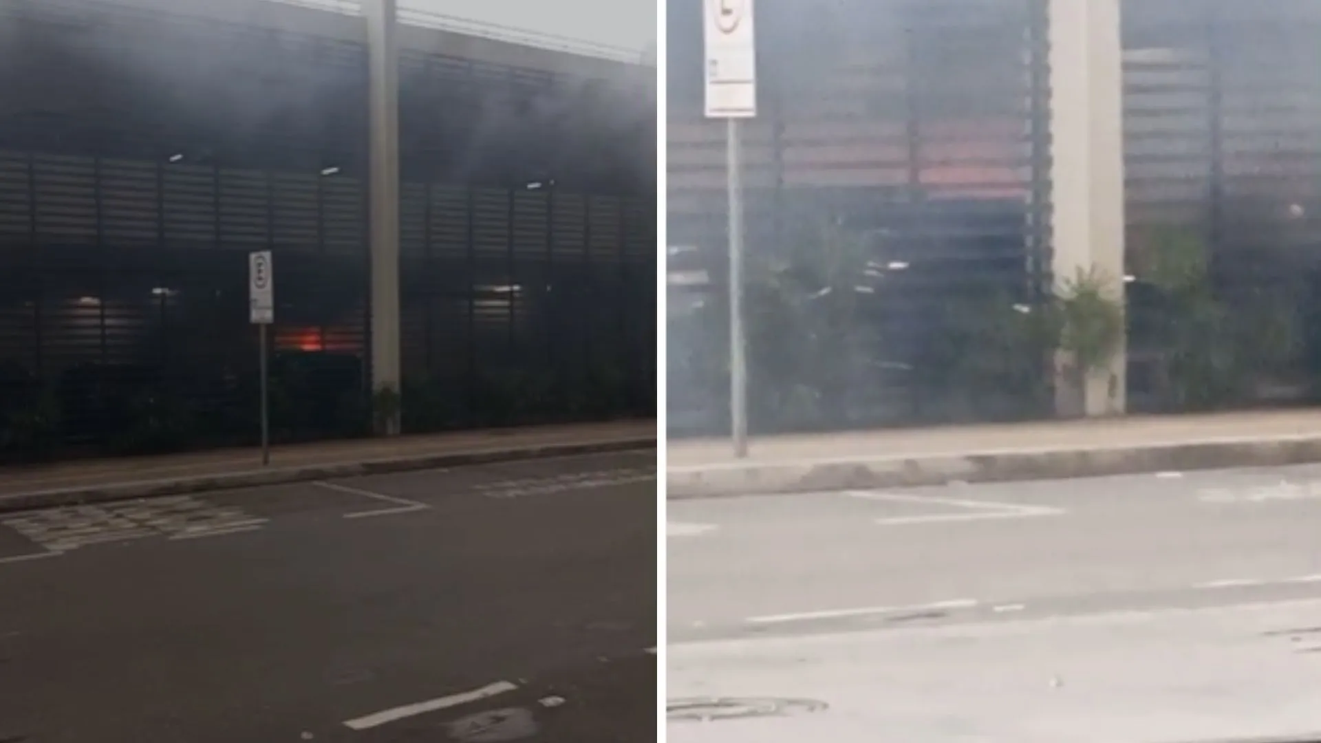 VÍDEO: carro pega fogo no estacionamento do Aeroporto de Salvador