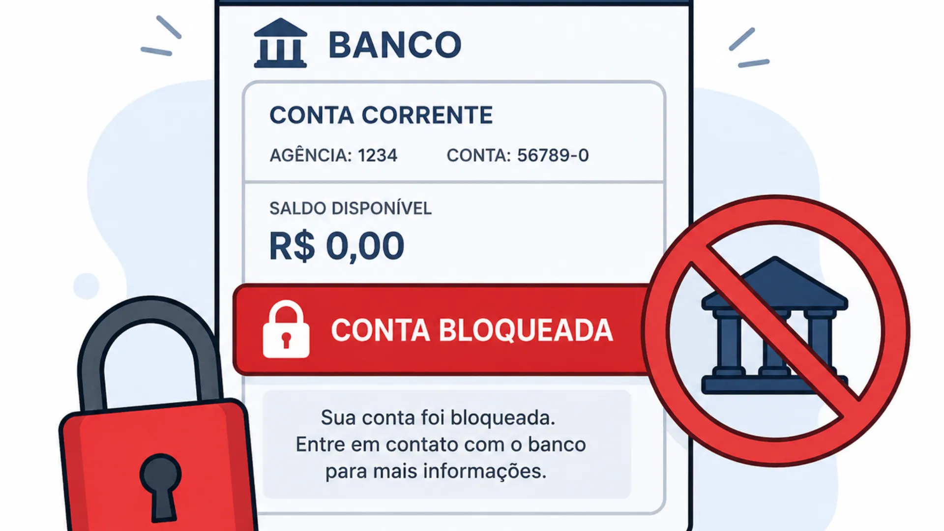 Imagem de Conta bloqueada 