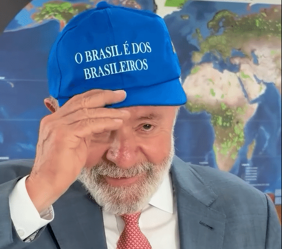 04fev2025   Lula Publica Video Usando Bone Com Frase O Brasil E Dos Brasileiros 1738675886625 V2 567x625