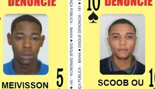 "Terroristas" da Katiara, de Valéria, entram no "Baralho do Crime da SSP"; veja quem são  