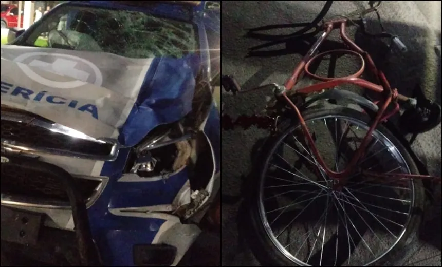 Vera Cruz: de bicicleta, casal é atropelado por "rabecão"; mulher morre no loca casal