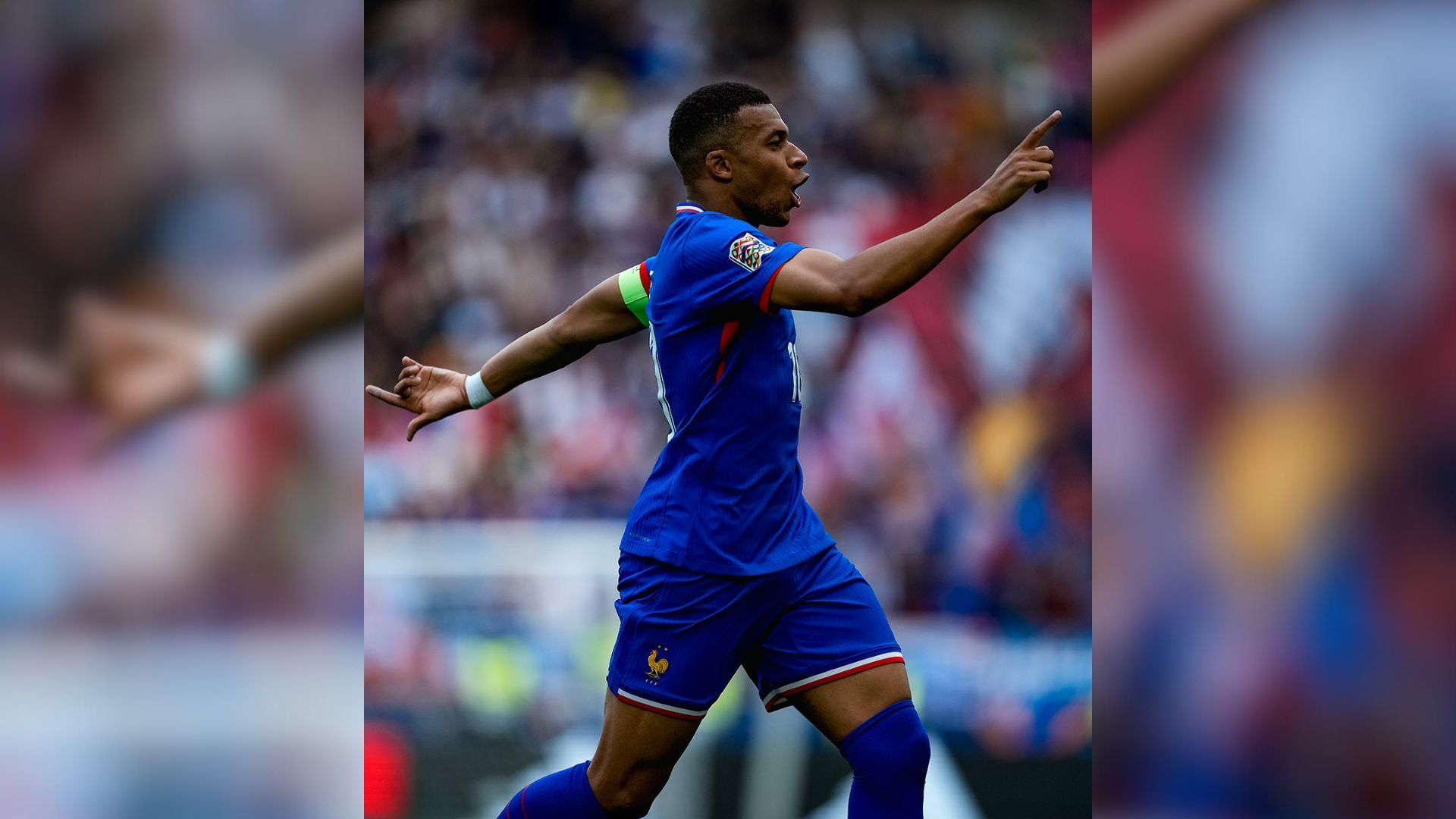 Mbappé marcou seu 50º gol com a camisa da França | Foto: reprodução/Instagram (@equipedefrance)