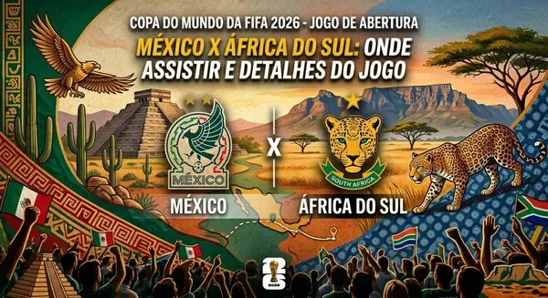 Onde assistir M&eacute;xico x &Aacute;frica do Sul, jogo da abertura da Copa do Mundo. Foto: Imagem gerada por IA