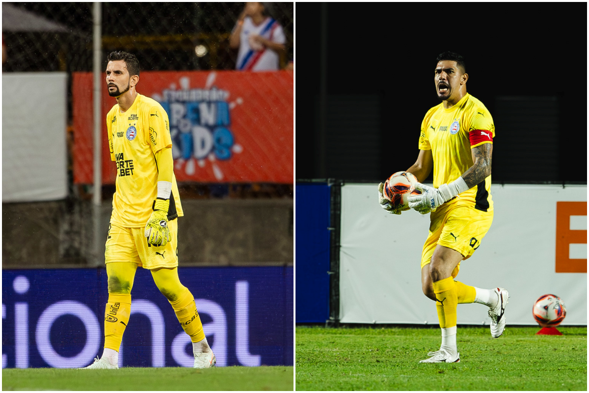 Marcos Felipe ou Jo&atilde;o Paulo? Confira quem pode ser o goleiro do Bahia no s&aacute;bado. Foto: Let&iacute;cia Martins/EC Bahia