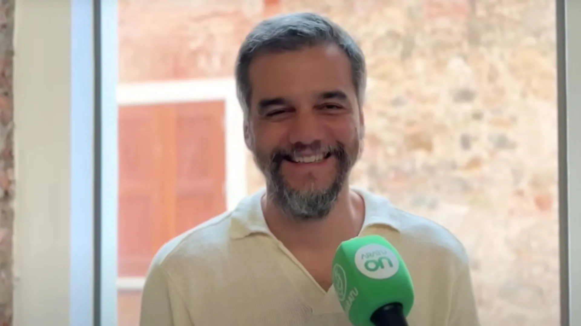 Wagner Moura em entrevista ao Aratu On e TV Aratu