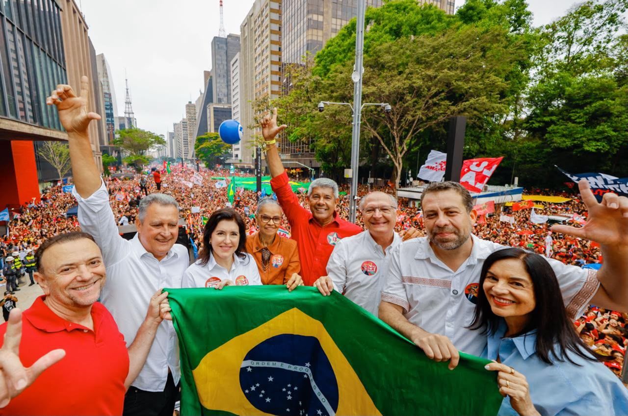 Jer&ocirc;nimo Participa De Ato Do Pt Na Paulista Foto Ricardo Stuckert