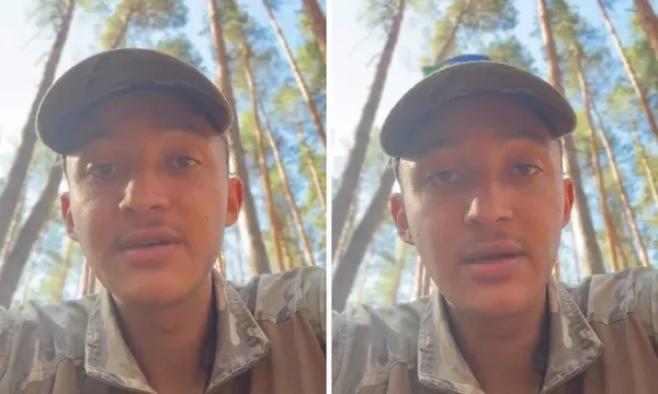 Brasileiro afirma que 'ningu&eacute;m est&aacute; pronto' para guerra.Foto: redes sociais | @by_lucasFoto: Reprodu&ccedil;&atilde;o