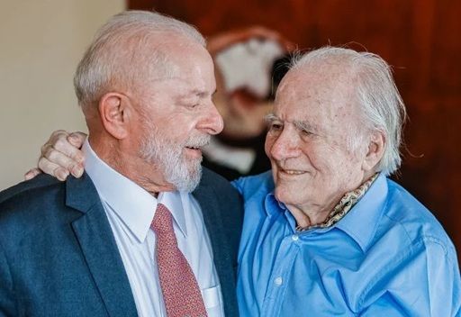 Presidente Lula Em Encontro Com Mino Carta, Em Junho De 2024, Em São Paulo  Ricardo Stuckert Pr