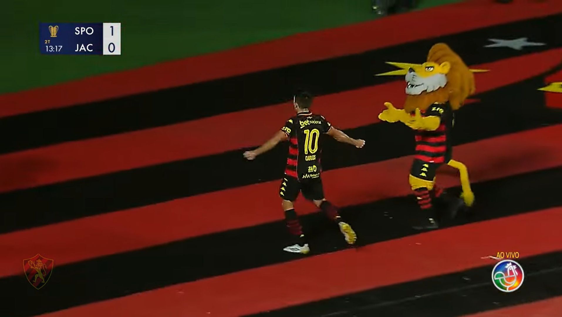 Gol Do Sport Contra a Jacuipense Pela Copa Do Nordeste