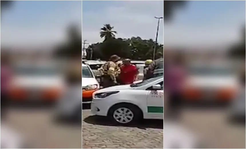 Vídeo mostra agentes de trânsito agredindo motorista em Camaçari; assista