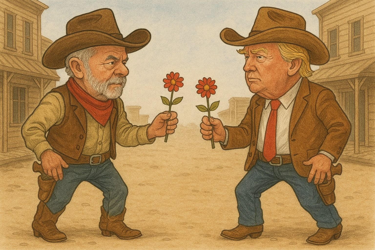 Flores Faroeste Lula Trump Prompt Matheus Carvalho