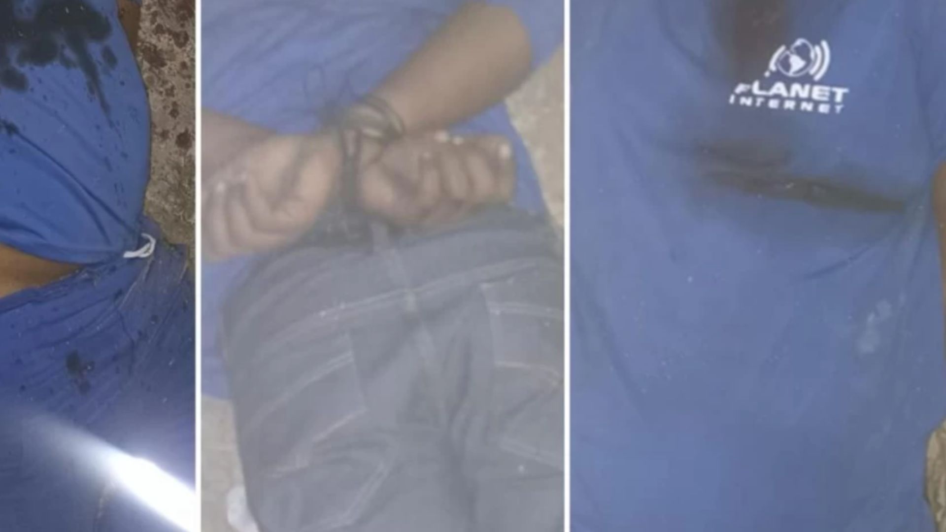 Funcion&aacute;rios de empresa de internet encontrados no Alto Do Cabrito. Foto: Redes sociais