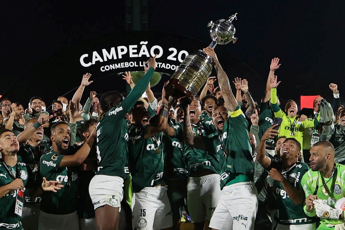 O Palmeiras venceu a última final da Libertadores que disputou com o Flamengo. Foto: César Greco/ SE Palmeiras