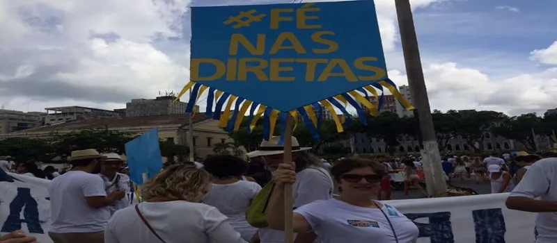 ‘DIRETAS JÁ’: Protesto na Lavagem do Bonfim pede saída de Temer e novas eleições