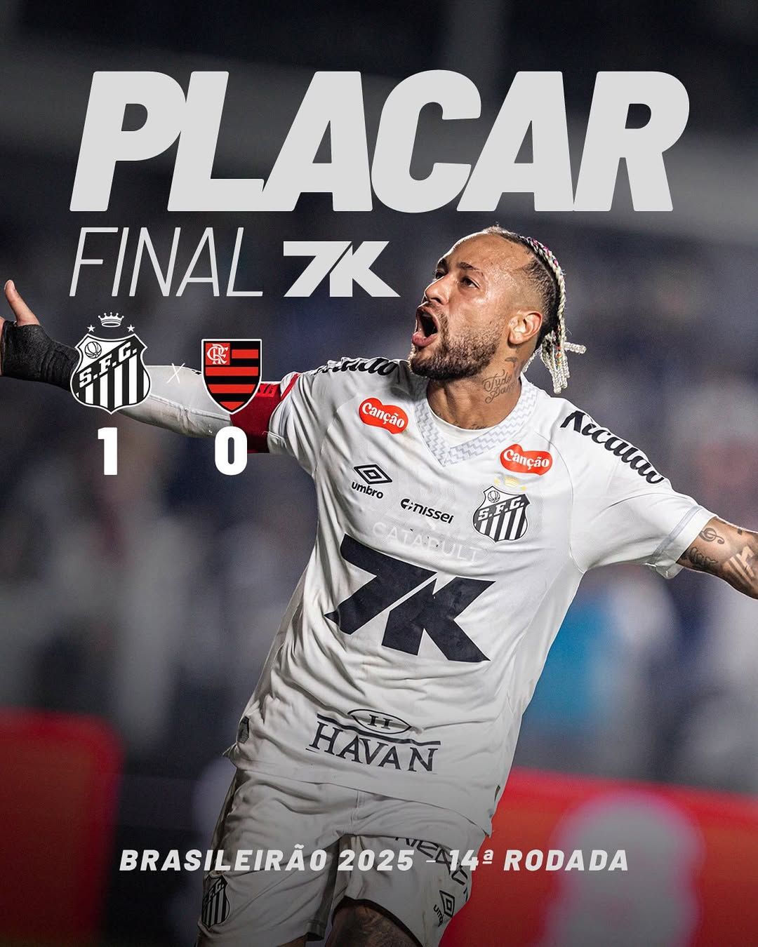 Santos 1 x 0 Flamengo 