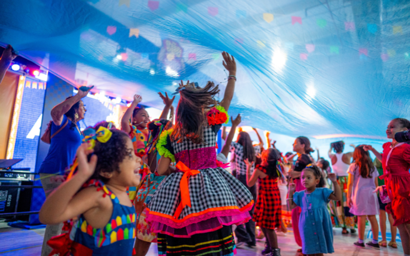 O Arraialzinho Kids integra a programa&ccedil;&atilde;o do S&atilde;o Jo&atilde;o Salvador Norte, que acontece de 2 a 25 de junho/Foto: Divulga&ccedil;&atilde;o/Salvador Norte