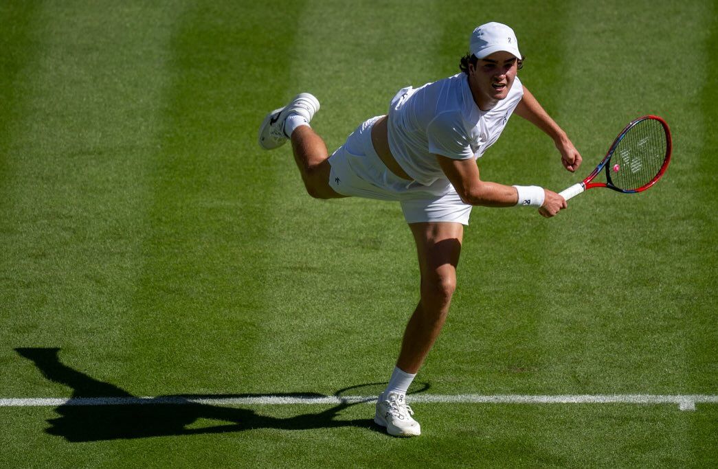 João Fonseca é o primeiro brasileiro a disputar a 3° fase do wimbledon desde 2010. Foto: Divulgação / Wimbledon