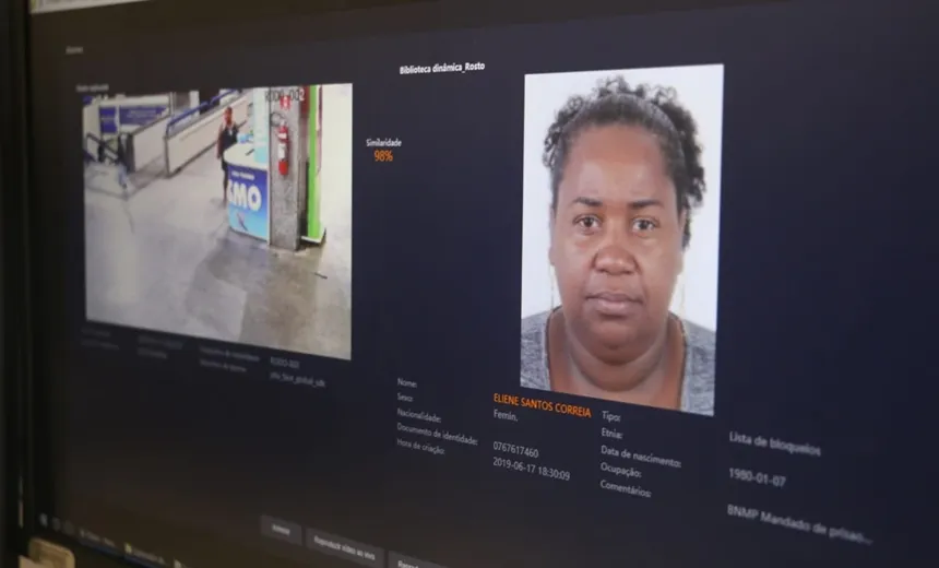 Primeira criminosa foragida é flagrada por Reconhecimento Facial na Estação Rodoviária
