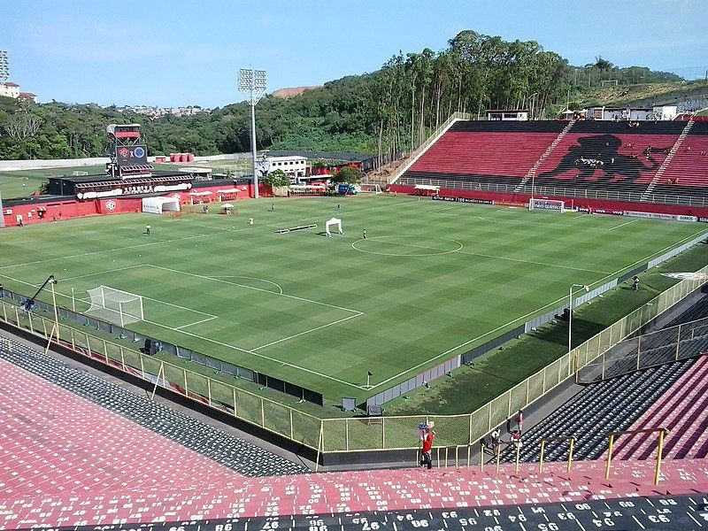O Vitória recebe o Santos no estádio Manoel Barradas. Foto: Divulgação