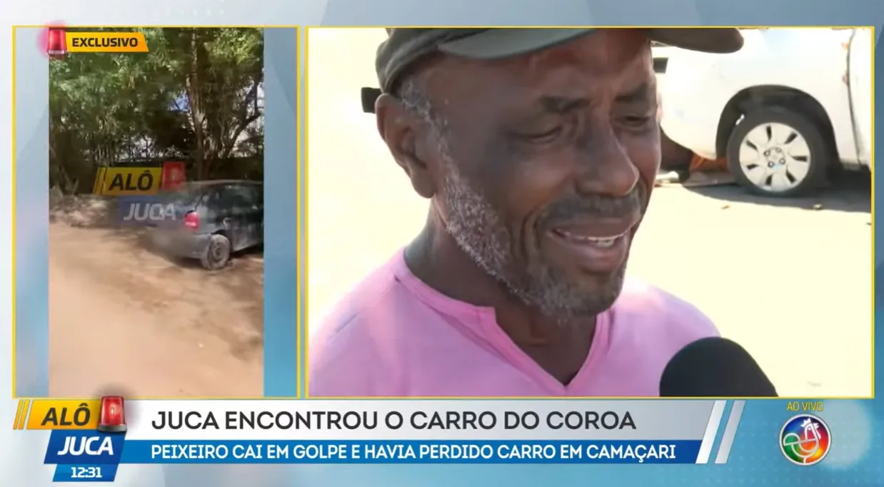 Peixeiro é vítima de 'Boa Noite, Cinderela' e tem carro roubado em Camaçari