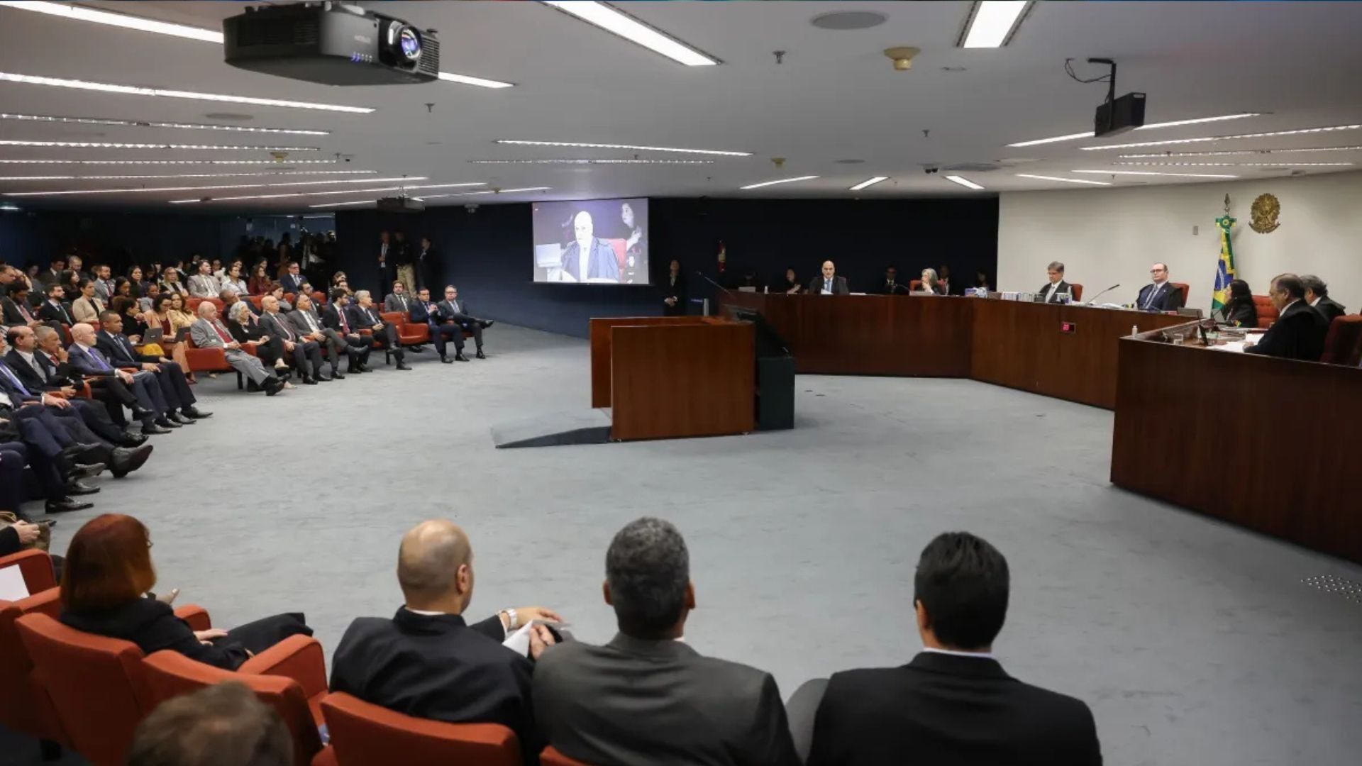 Primeira Turma do STF, em julgamento do núcelo 1 da trama golpista. Foto: Divulgação | Antônio Augusto/STF