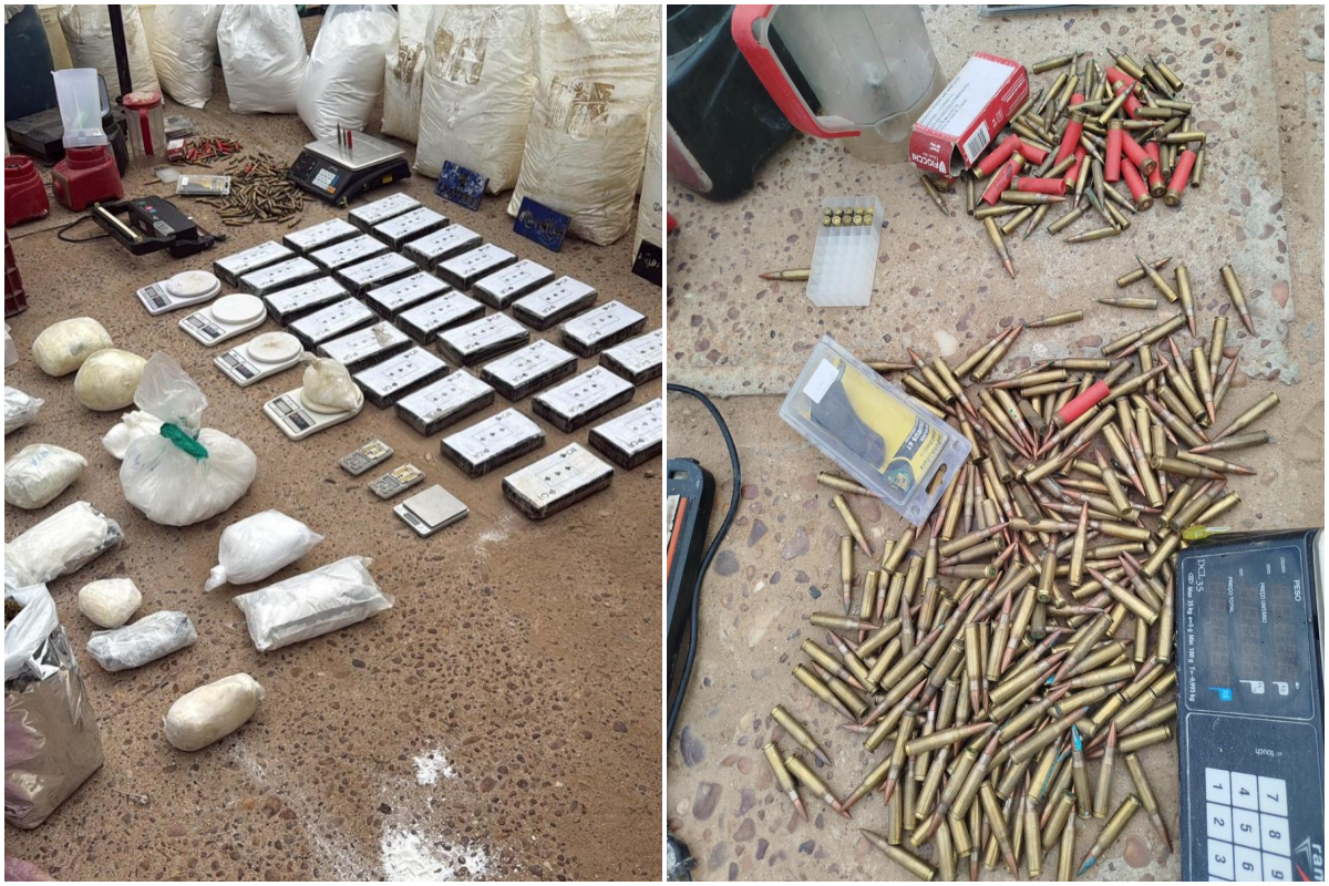 PM encontra laboratório do crime e apreende mais de 700 kg de drogas na Bahia. Foto: PMBA