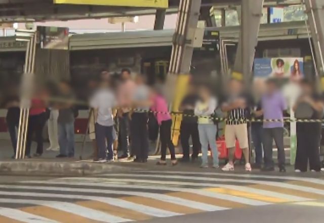 Ninguém ficou ferido e não houve danos materiais no local. | Foto: SBT News/Reprodução