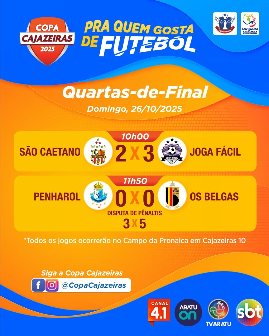 Copa Cajazeiras Quartas De Final
