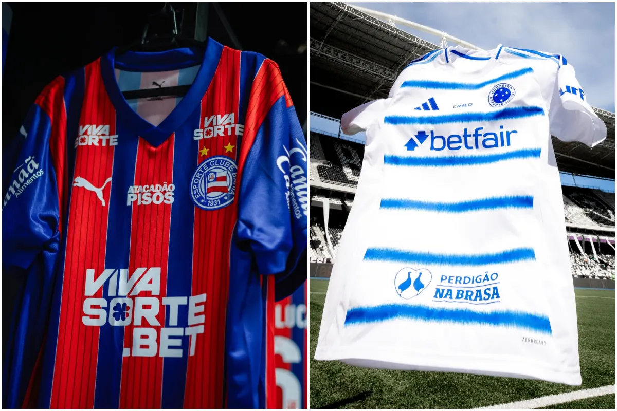 Bahia x Cruzeiro: Confiras as escalações para o jogo desta segunda