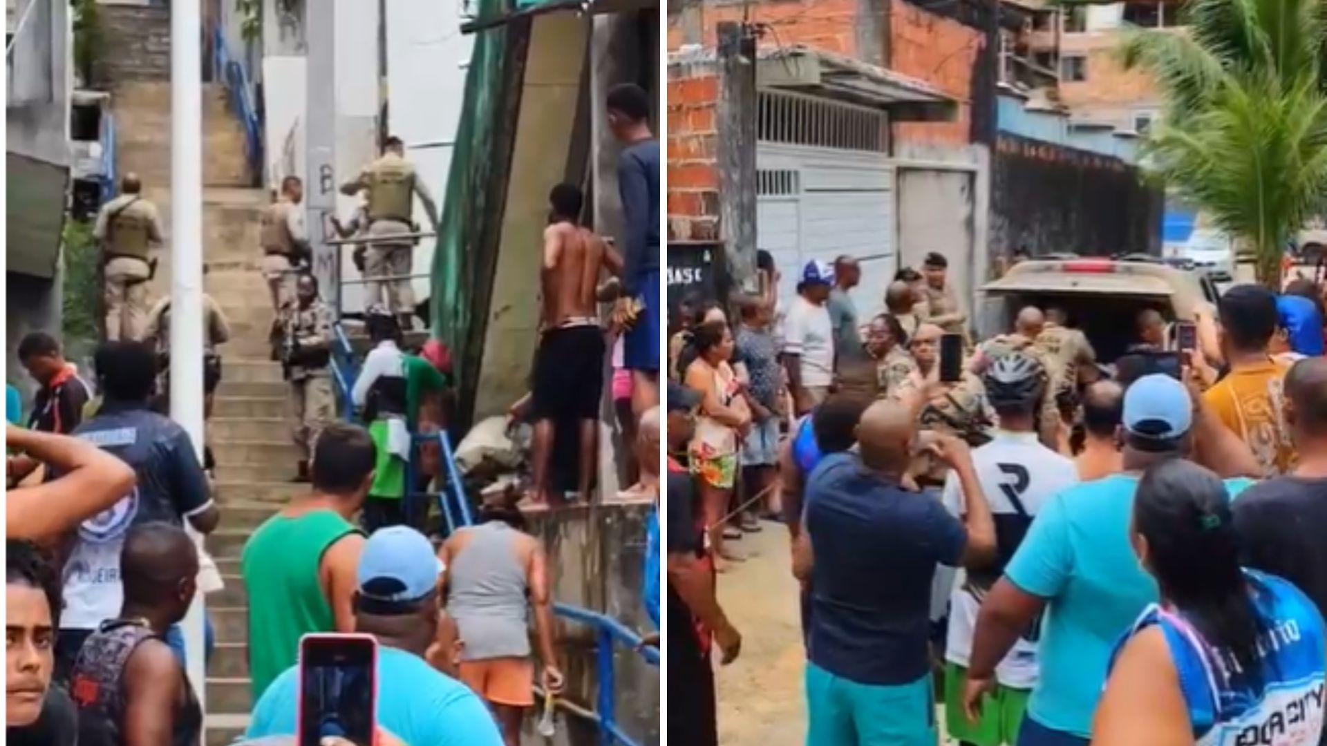 Moradores chamam policiais de assassinos após operação em São Marcos. Foto: Redes sociais 