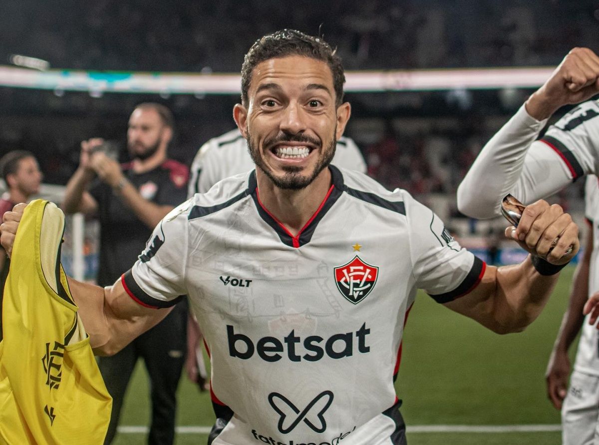 Jean Mota fez somente 19 jogos pelo Vitória em 11 meses. Foto: Instagram
