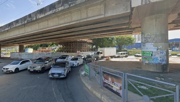 Rótula do Abacaxi em obras | Foto: Google Street View
