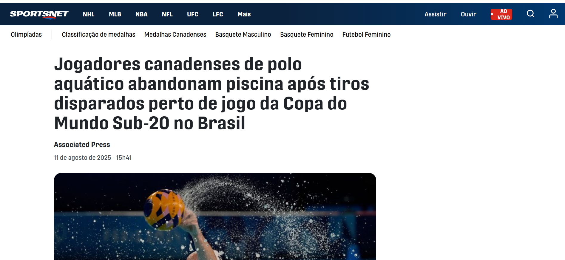 Foto: Reprodução / sportsnet