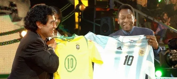 Revista escolhe melhores ‘camisas 10’ e coloca Pelé abaixo de Maradona