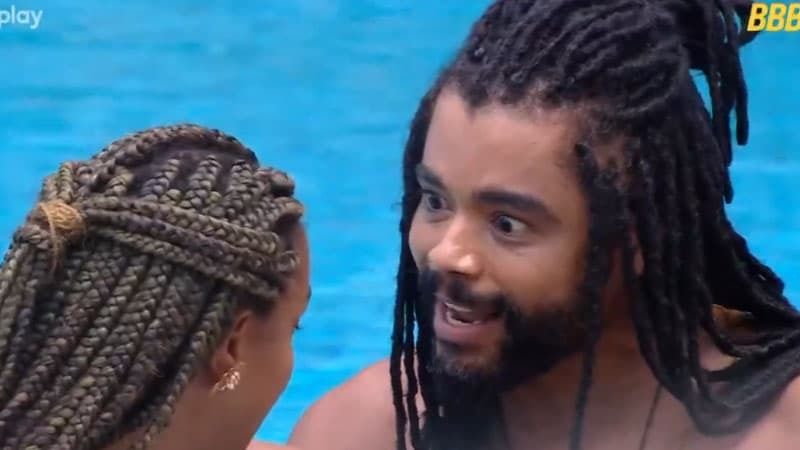 Aline e Diogo viveram um breve relacionamento durante o confinamento. Foto: Reprodução| TV Globo