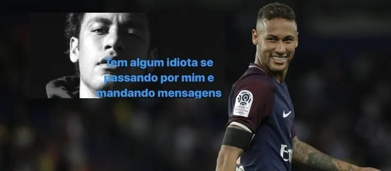 “DENUNCIEM ESSE MONGOL”: Em rede social, Neymar se irrita com farsante querendo se passar por ele