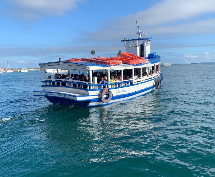 Idoso morre após passar mal durante a Travessia Mar Grande-Salvador.Foto: Reprodução 
