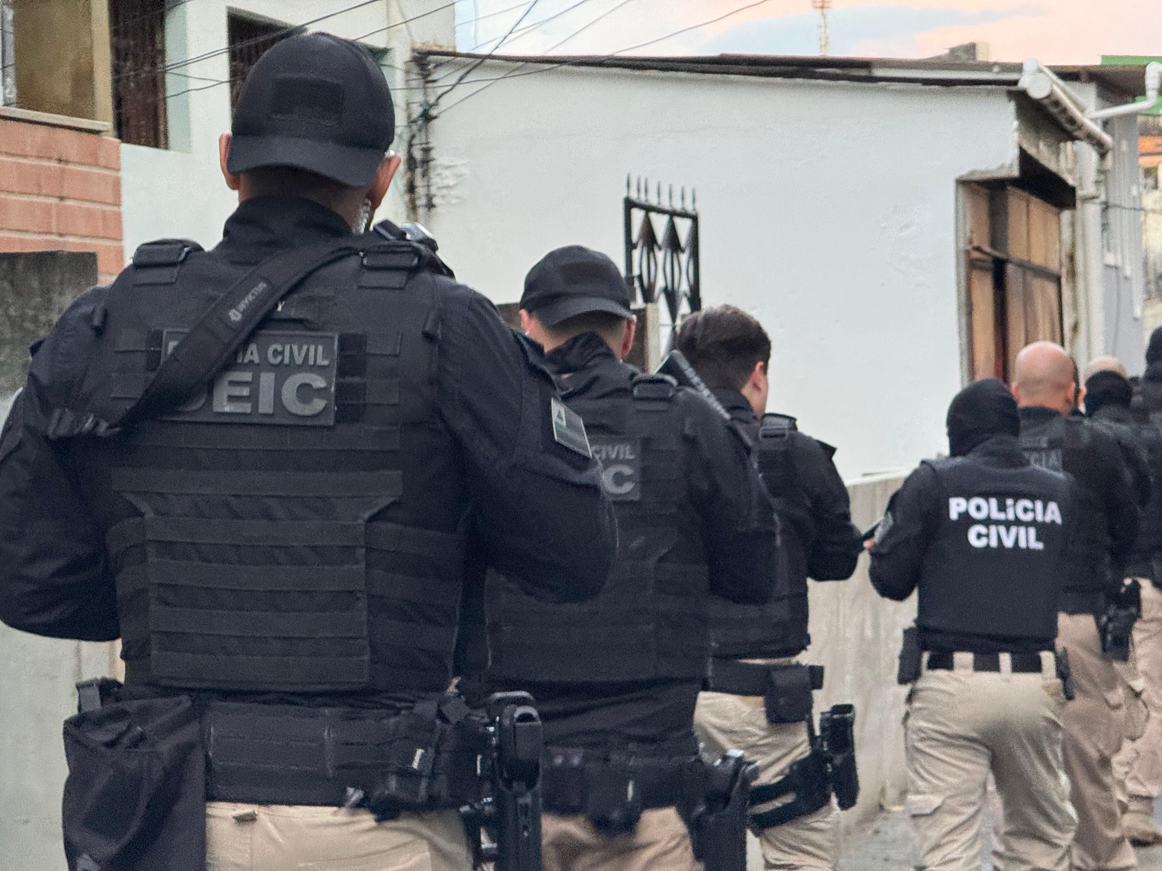 Operação Égide investiga grupo criminoso em Salvador. Foto: Ascom PC