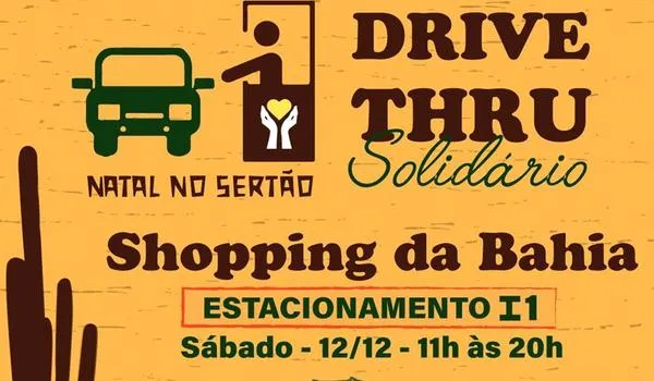 Campanha de Natal solidário recolhe doações em shopping de Salvador neste sábado