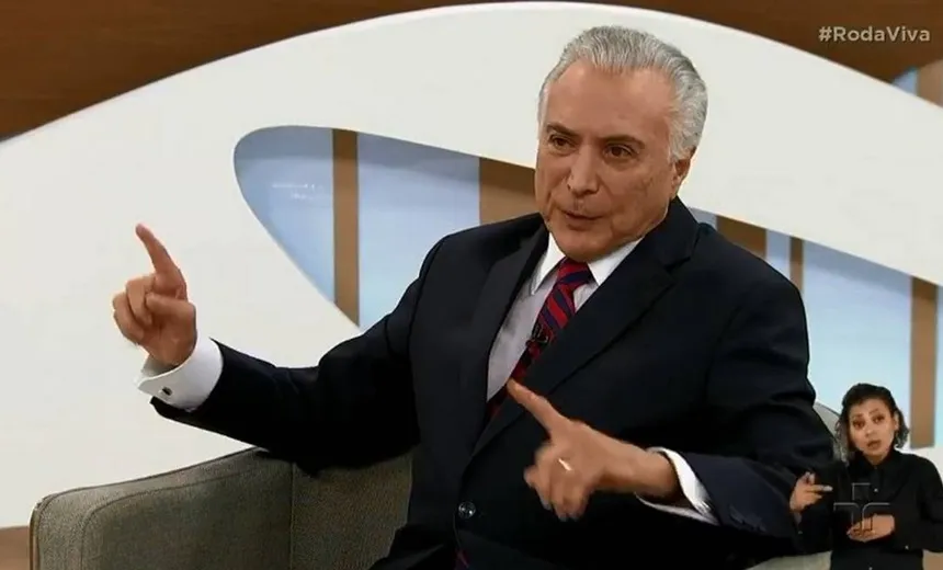 'Eu jamais apoiei ou fiz empenho pelo golpe', diz Temer sobre impeachment de Dilma